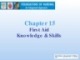 Lecture Foundations of nursing: An integrated approach: Chapter 15 - Cliff Evans, Emma Tippins